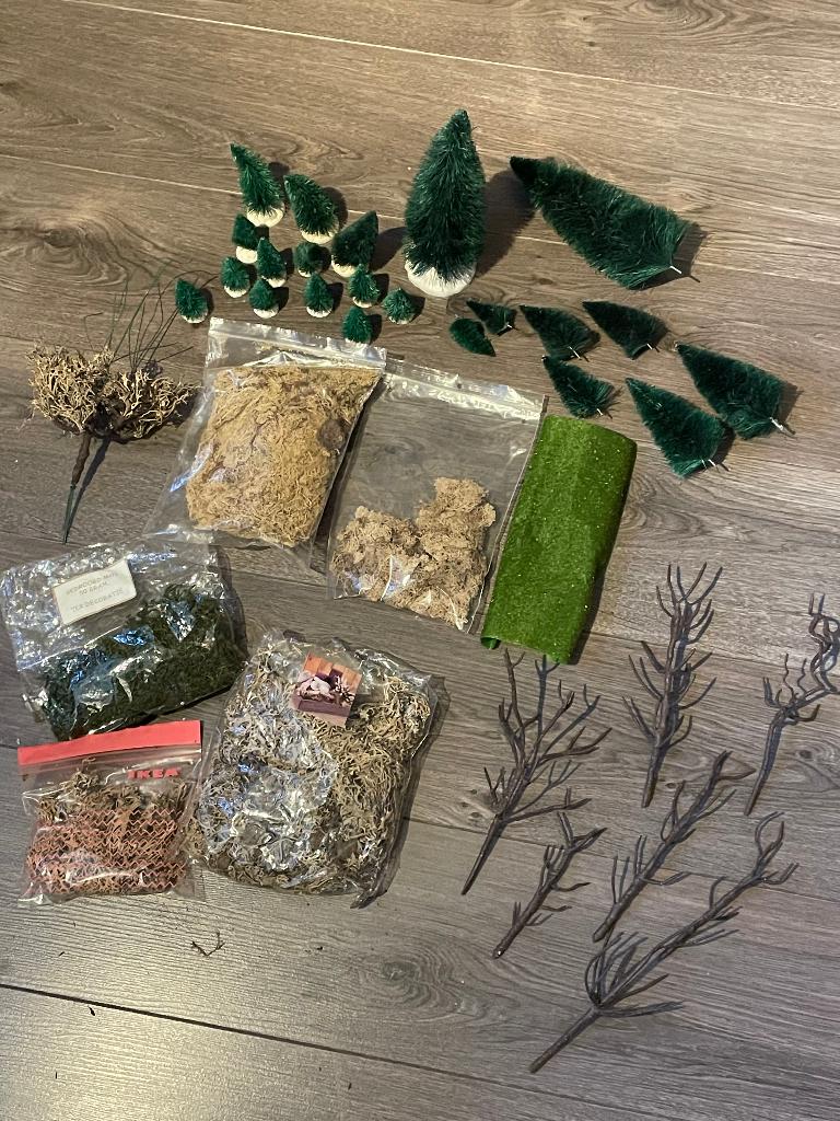 Kerstdorp lemax div boompjes etc, Ophalen of Verzenden, Zo goed als nieuw