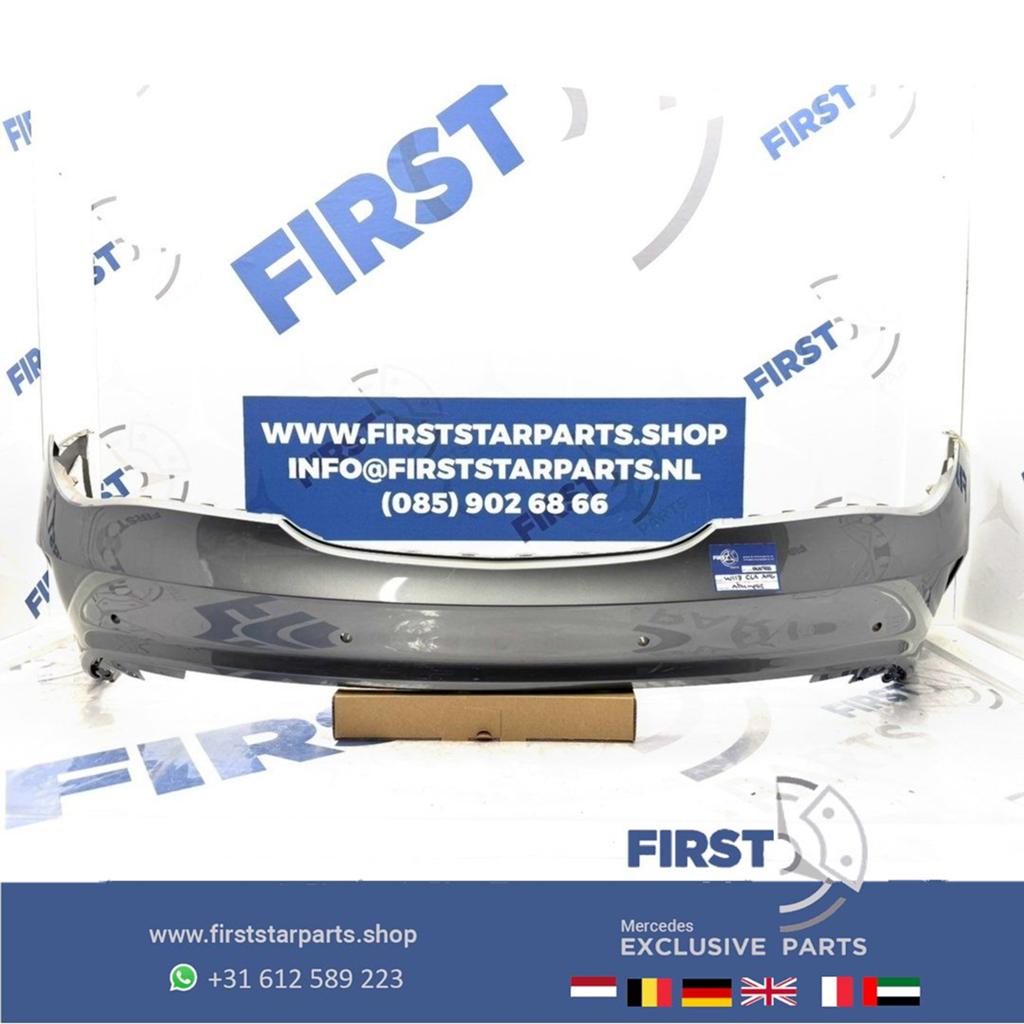 W117 CLA AMG ACHTERBUMPER Mercedes C117 X117 2013-2019 BUMPE, Gebruikt, -, Voor, Ophalen of Verzenden