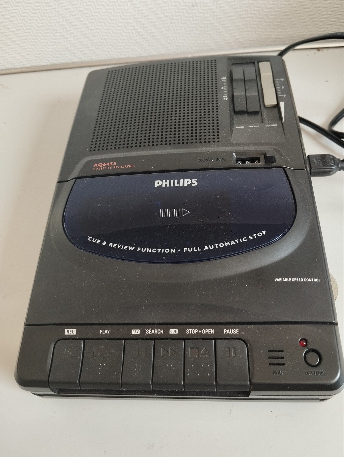 Philips AQ6455 Cassettedeck in goede staat werkt uitstekend, Ophalen of Verzenden, Philips