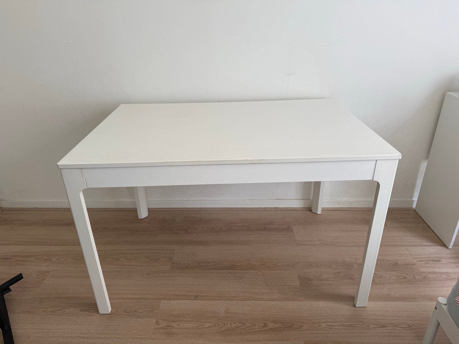 Uitschuifbare IKEA tafel - 120/180 cm, Gebruikt, 150 tot 200 cm, Vier personen, Rechthoekig