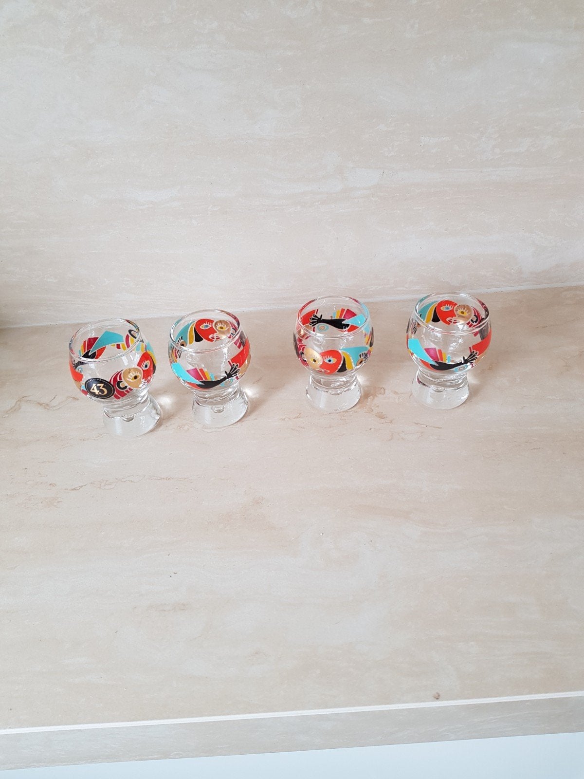 Likuur glazen, Glas of Glazen, Nieuw, Ophalen of Verzenden, Glas