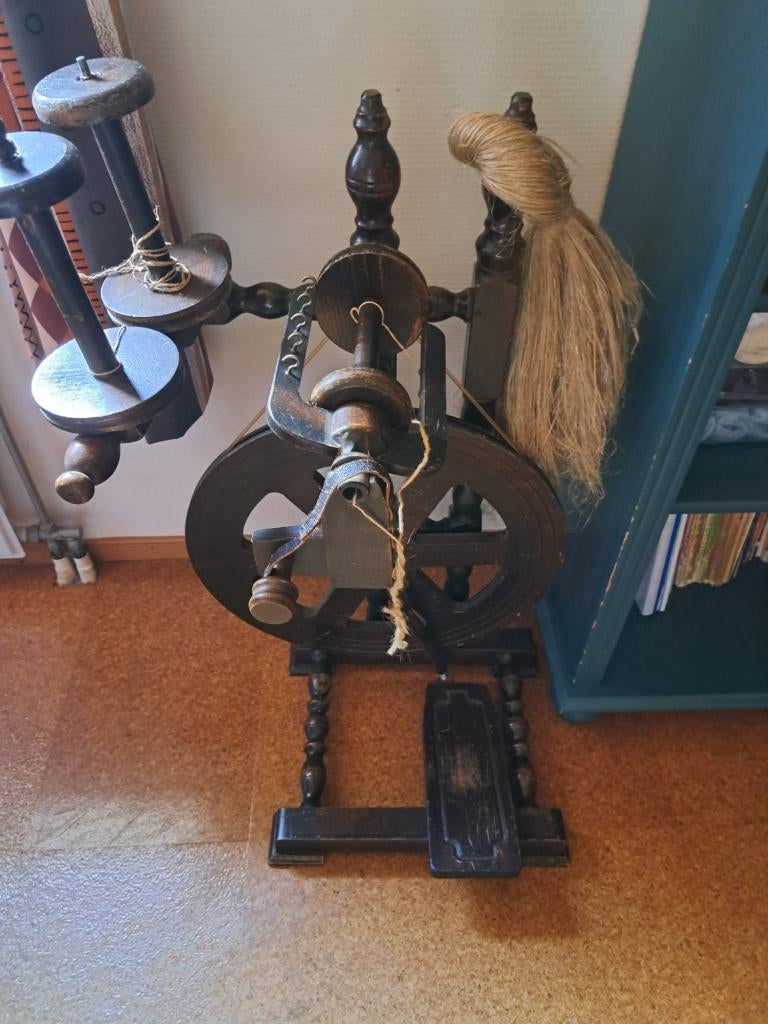 Spinnewiel, Hobby en Vrije tijd, Spinnewielen en Spinnen, Ophalen, Gebruikt, Spinnewiel