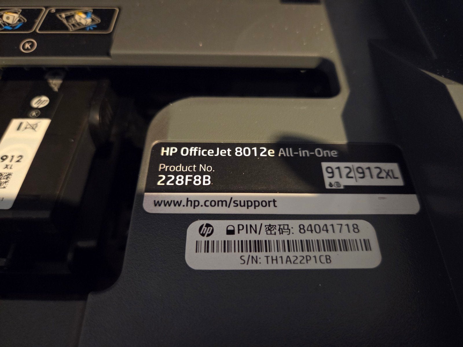 HP OfficeJet 8012e All-in-One Printer - Zo goed als nieuw, Ophalen, Kleur printen, Inkjetprinter, All-in-one
