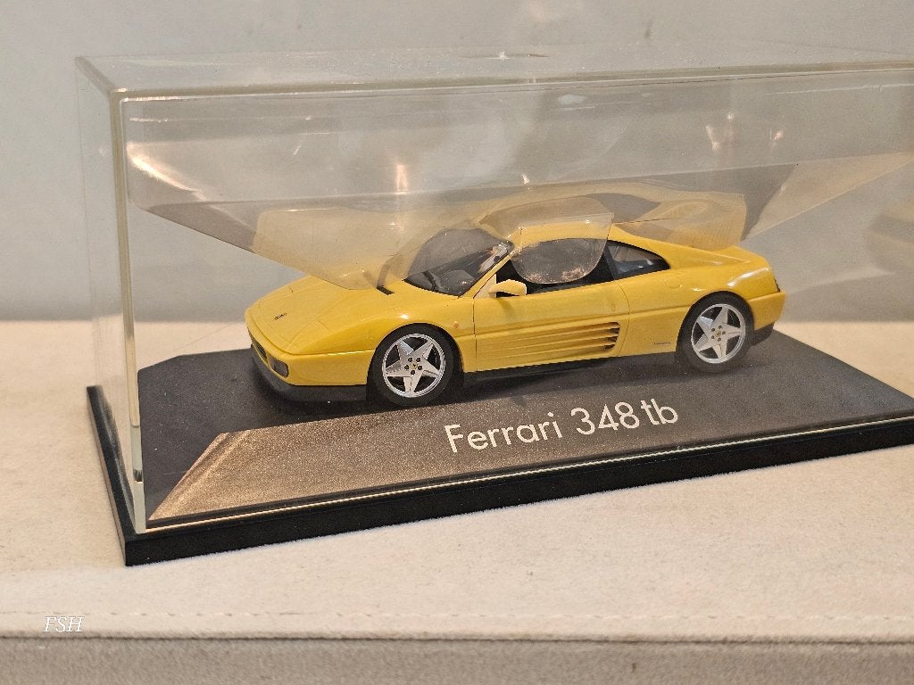 Ferrari 348 TB, geel, Herpa Exclusive Serie., Ophalen of Verzenden, Zo goed als nieuw, Auto, Overige merken
