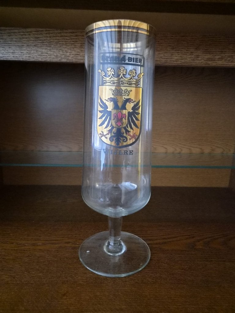 Exclusief bierglas, verzamelobject, 37 cm, Verzamelen, Biermerken, Ophalen, Zo goed als nieuw, Glas of Glazen, Overige merken