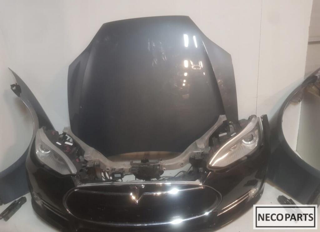 TESLA MODEL S FACELIFT COMPLEET VOORKOP BUMPER KOPLAMP O.A!!, Gebruikt, -, -, Ophalen of Verzenden