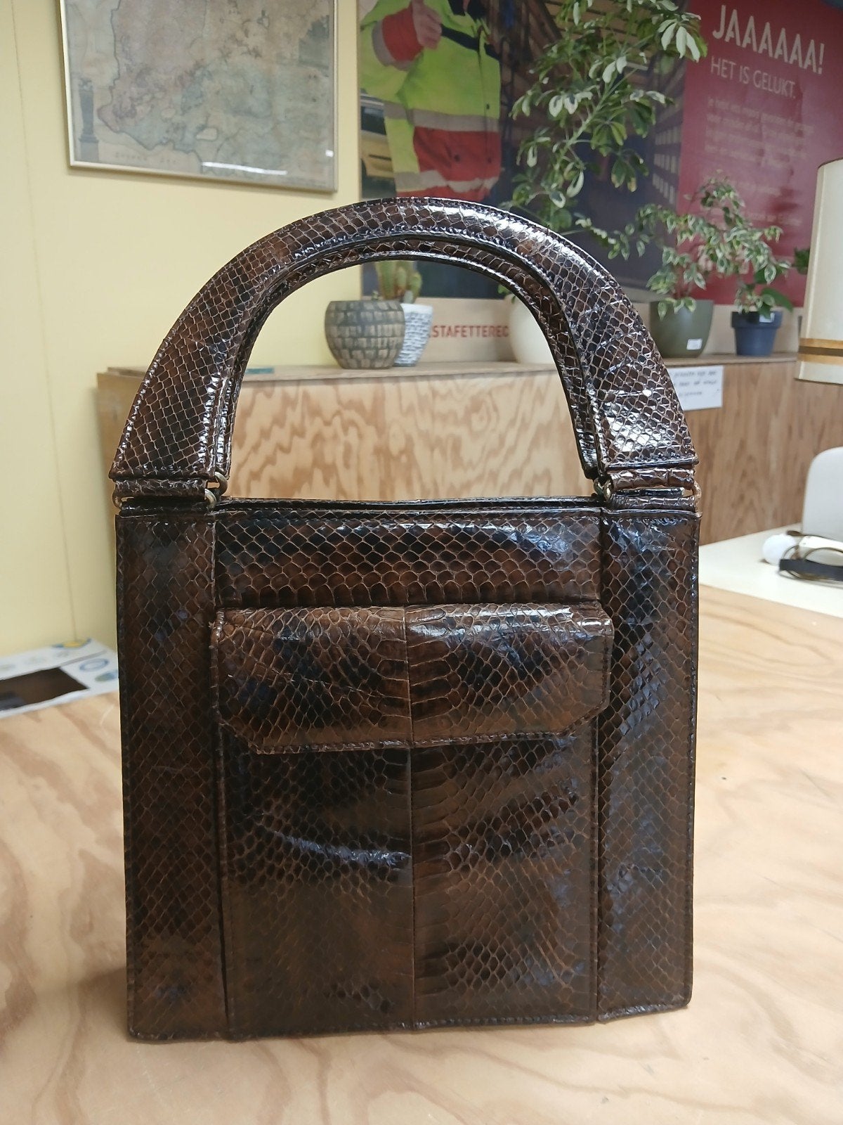 Vintage tas Woerdenbach - met portomonneetje -  Jaren 60/70, Ophalen