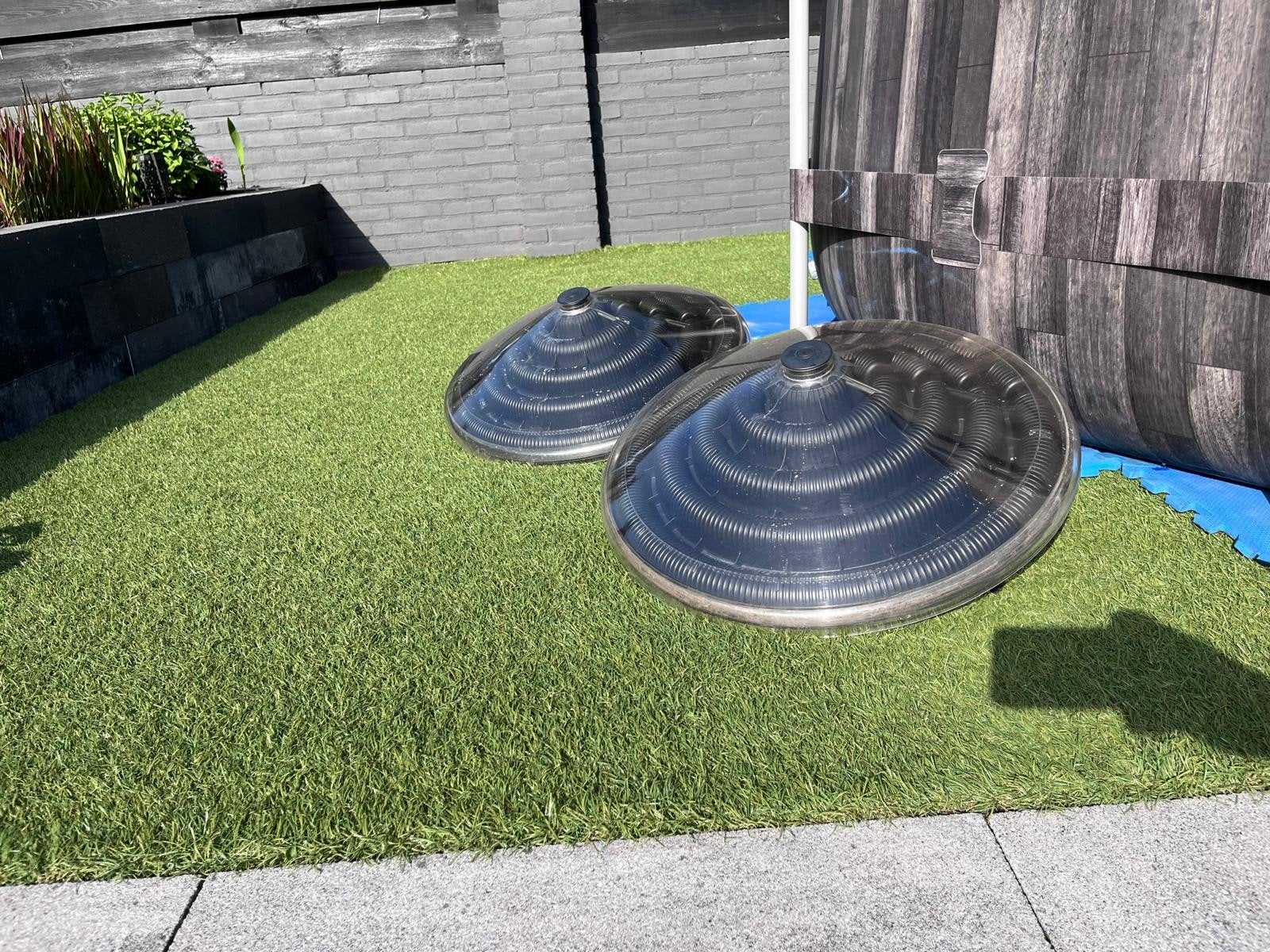 2x solar heater voor het verwarmen van je zwembad, Ophalen