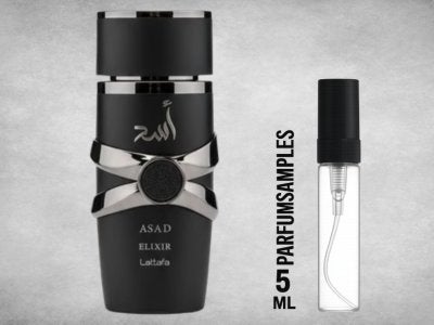 Lattafa Asad Elixer 5ml sample, Verzenden, Nieuw