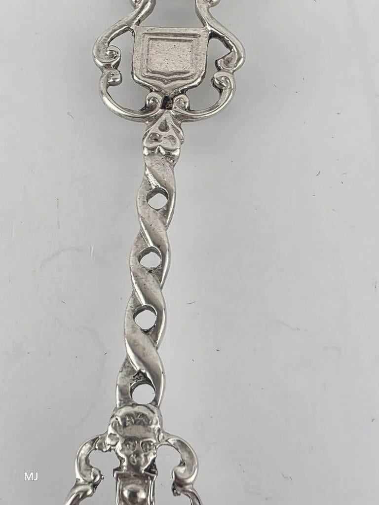 Zilveren geboortelepel "Molen"                          Z184, Antiek en Kunst, Antiek | Goud en Zilver, Ophalen of Verzenden, Zilver