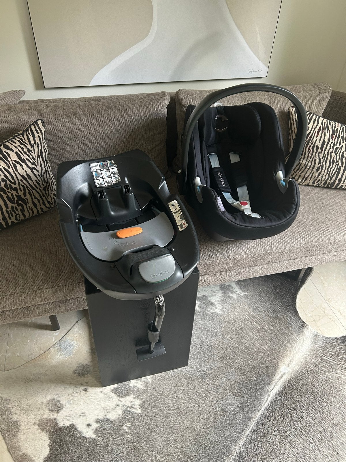 Cybex Aton 5 autostoel met Isofix base - Zo goed als nieuw, Overige merken, Zo goed als nieuw, Isofix, 0 t/m 13 kg