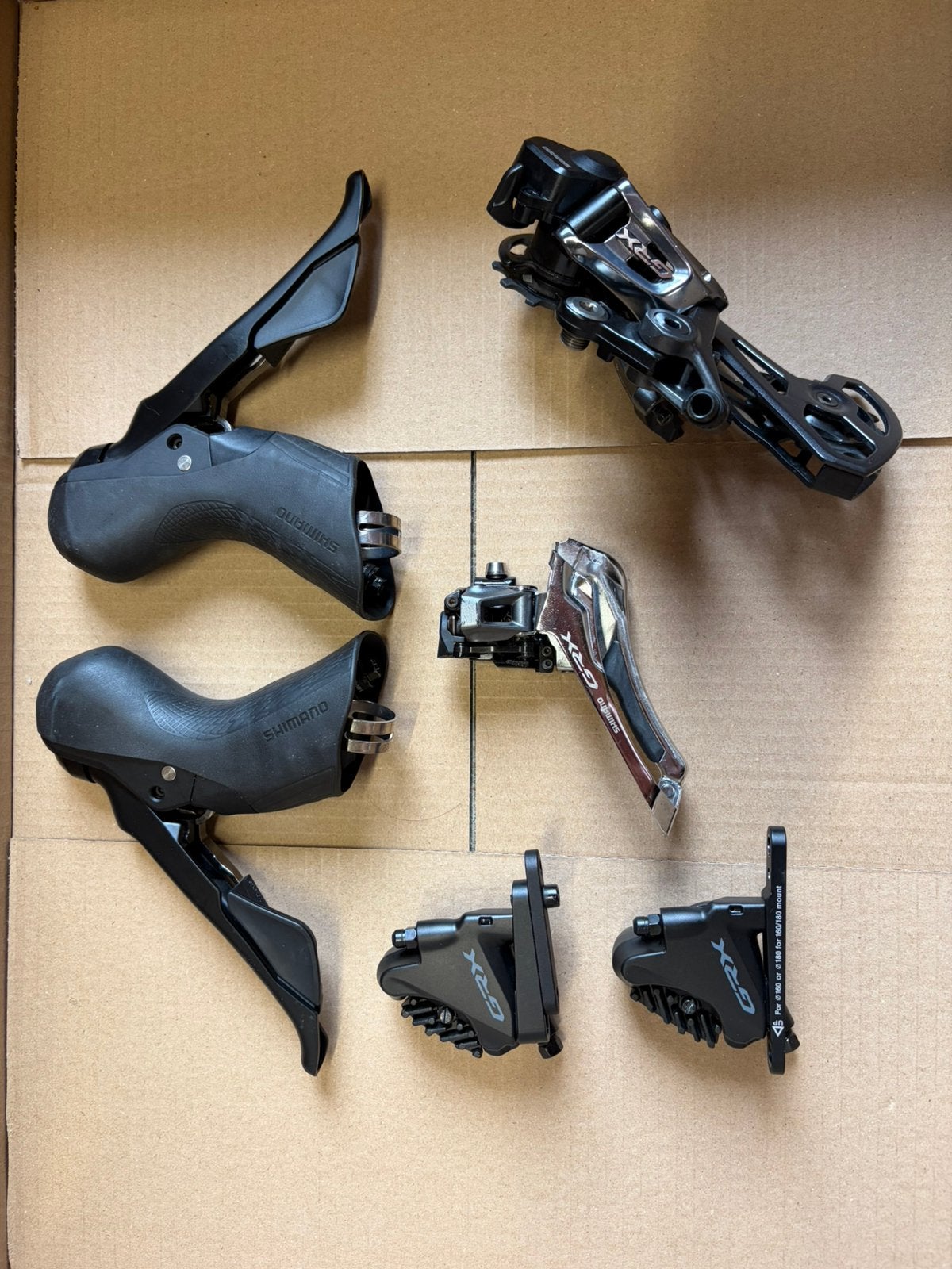 Shimano GRX groepset 2x11, Ophalen of Verzenden, Zo goed als nieuw