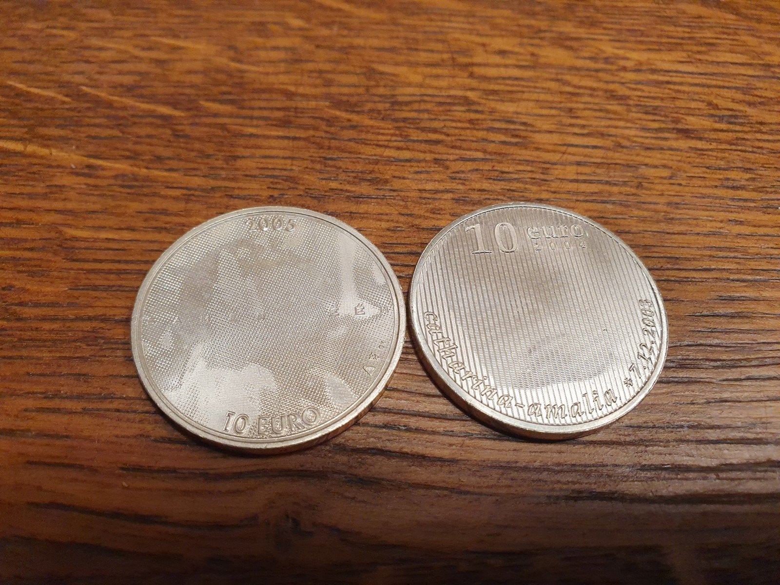 Zilveren 10 Euro munten 2005 2004, Ophalen of Verzenden, Koningin Beatrix, Euro's