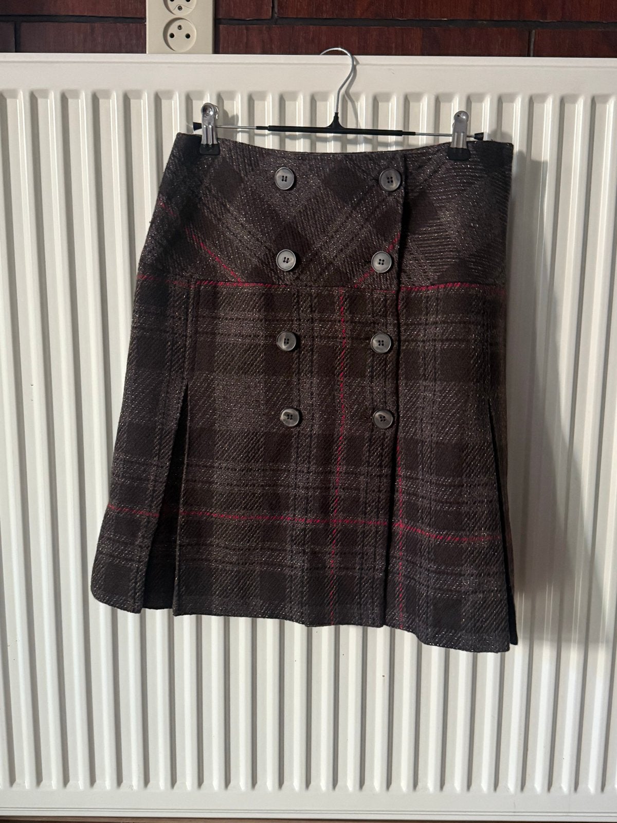 Promiss geruite rok maat 36, Kleding | Dames, Rokken, Bruin, Ophalen of Verzenden, Knielengte, Maat 36 (S)