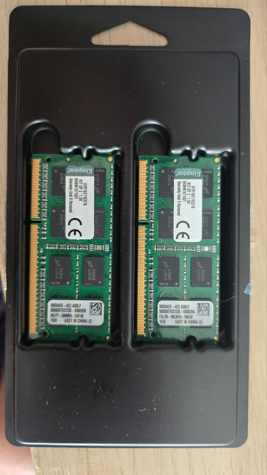 Kingston 16GB (2x8GB) DDR3 RAM voor Laptop, Computers en Software, RAM geheugen, DDR3, Ophalen of Verzenden, Zo goed als nieuw