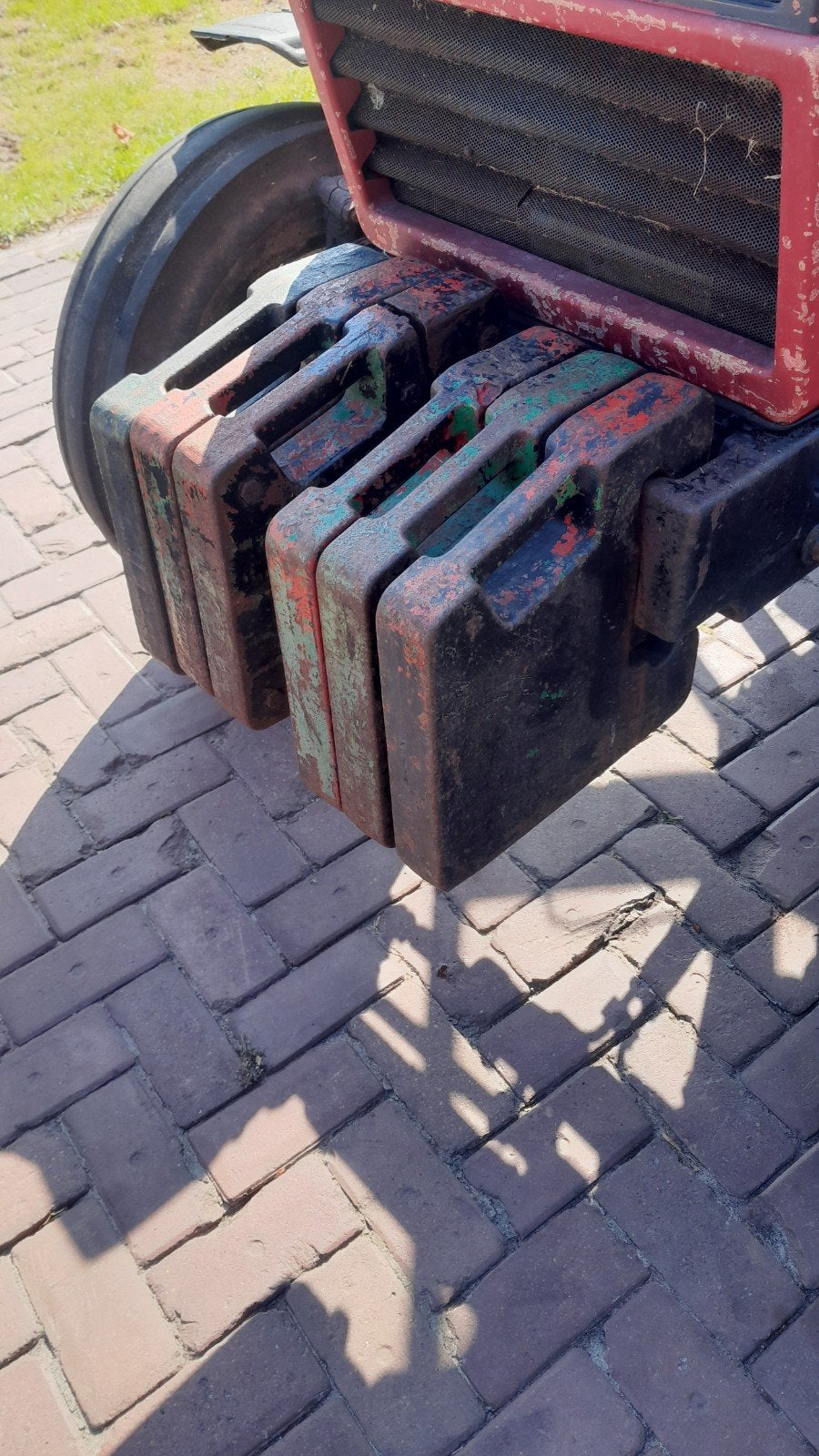 Case ih 35kg gewichten, Ophalen
