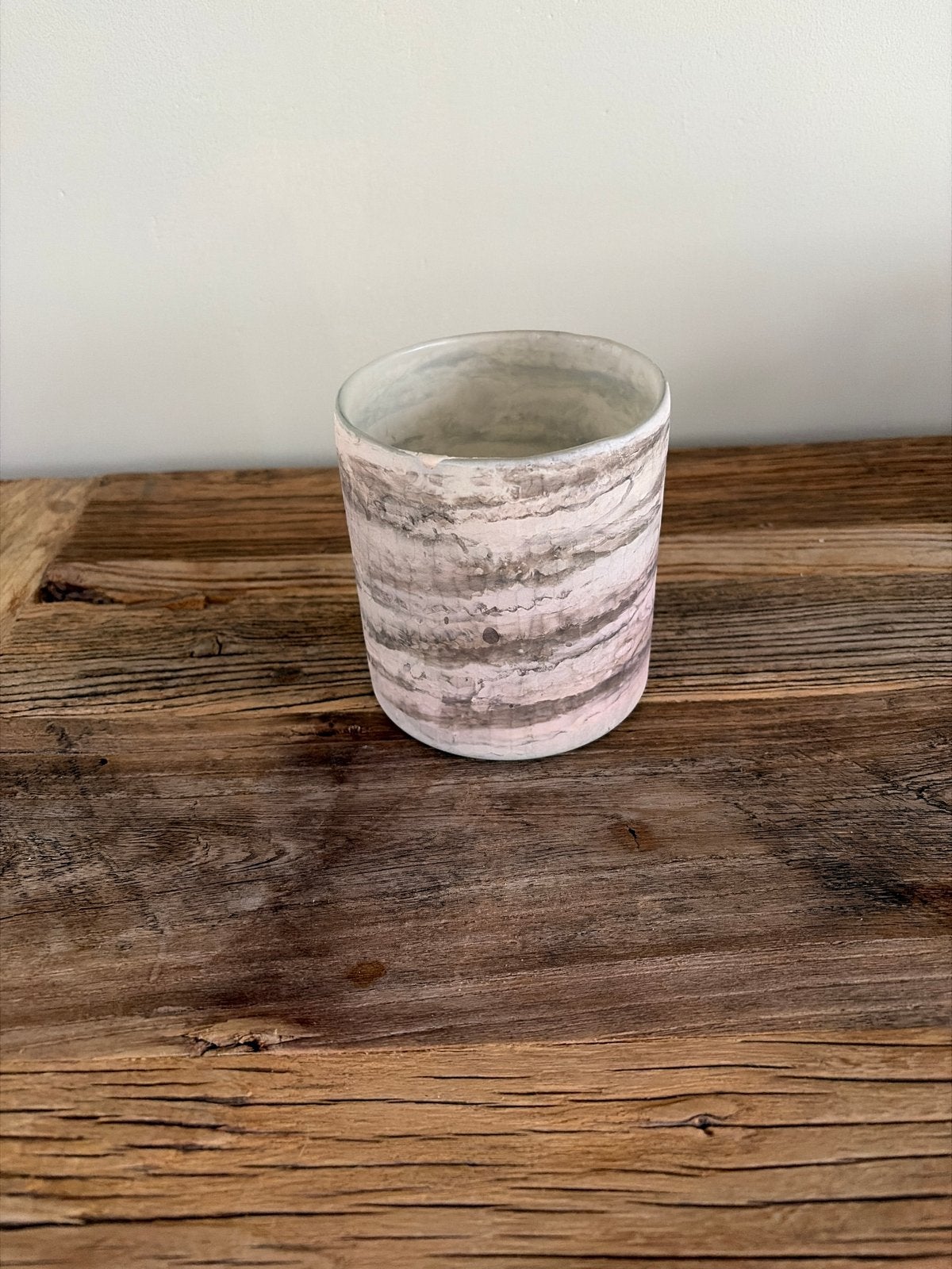 Rivièra Maison Fraser Island Votive - Roze/Grijs, Ophalen of Verzenden, Zo goed als nieuw
