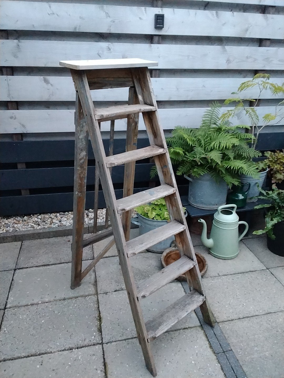 vintage houten trap, Ophalen