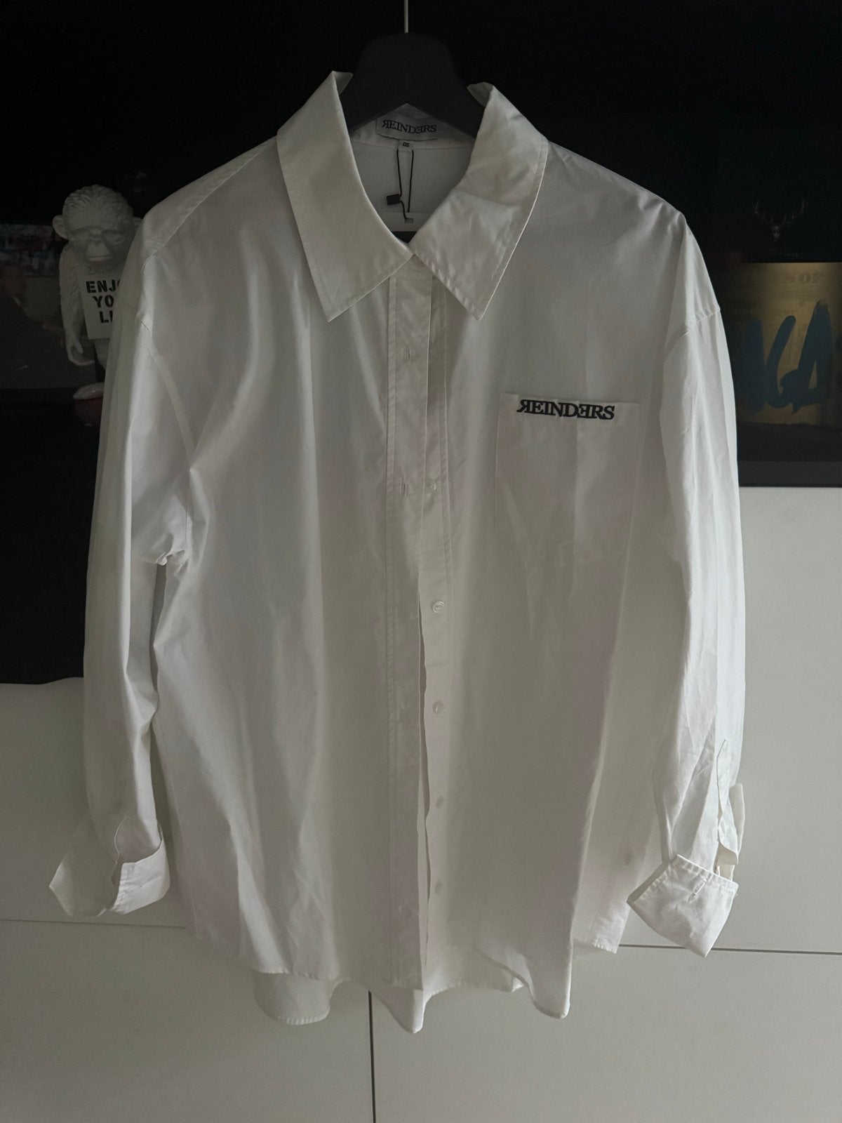 Nieuwe Reinders oversized katoenen blouse wit One Size, Kleding | Dames, Ophalen, Nieuw, Wit