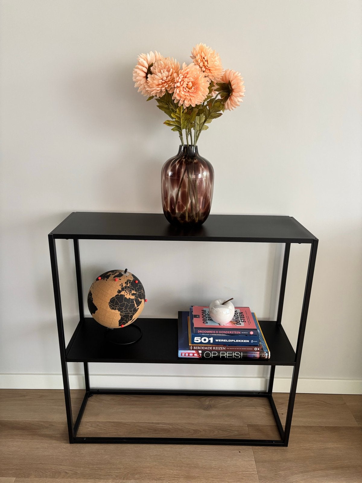 Jysk Virum sidetable 26x80 - Zo goed als nieuw, Huis en Inrichting, Ophalen, 50 tot 100 cm, Zo goed als nieuw, Metaal
