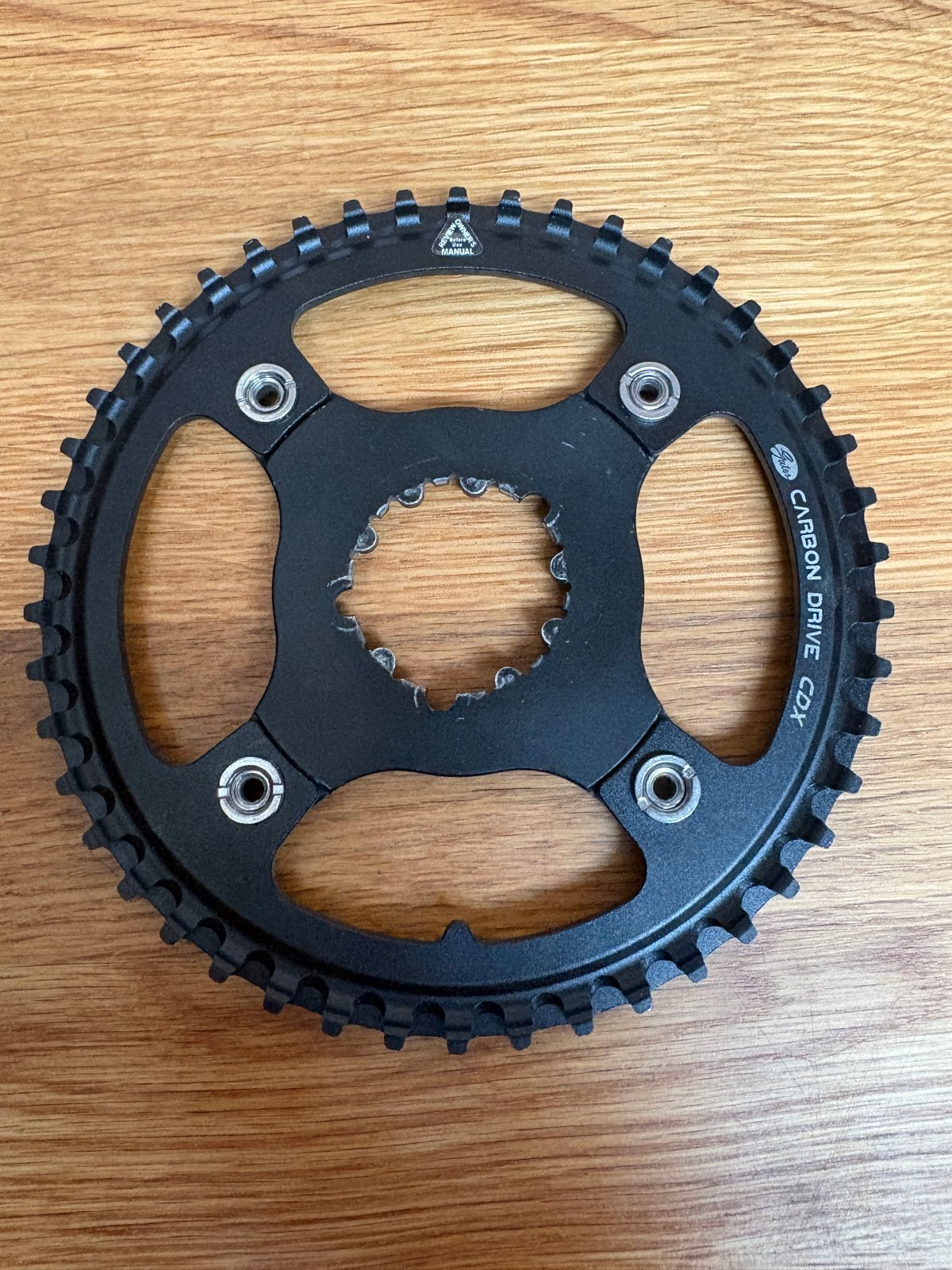 Gates Carbon Drive CDX 46T nieuw Kettingblad, Elektrische fiets, Ophalen of Verzenden, Zo goed als nieuw, Derailleur of Ketting