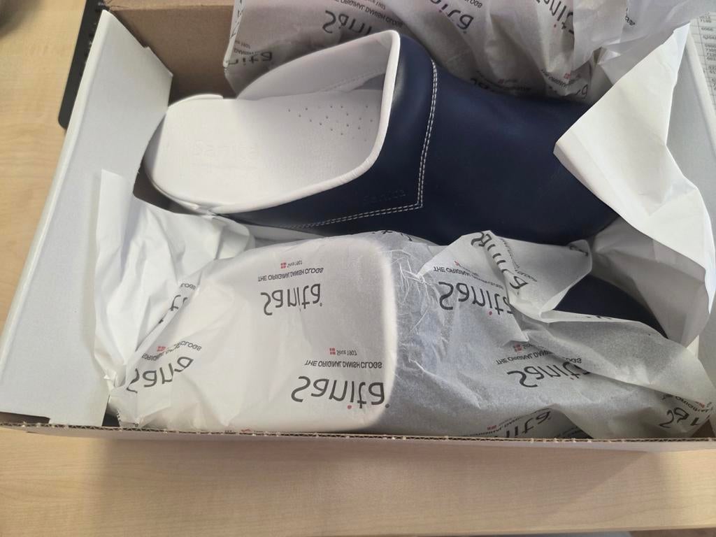 Sanita Ziekenhuis Klompen - Comfortabel & Duurzaam, Kleding | Dames, Schoenen, Ophalen, Blauw, Zo goed als nieuw, Werkschoenen