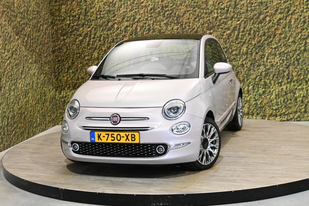 Fiat 500 1.0 Hybr. Star | Pink | Carplay | Cruise | PDC, Auto's, Gebruikt, Euro 6, Overige kleuren, 4 stoelen