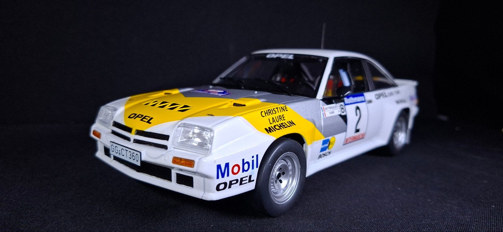 Opel Manta 400 Rally Guy.Frequelin BIEDEN, Ophalen of Verzenden, Zo goed als nieuw, Overige merken