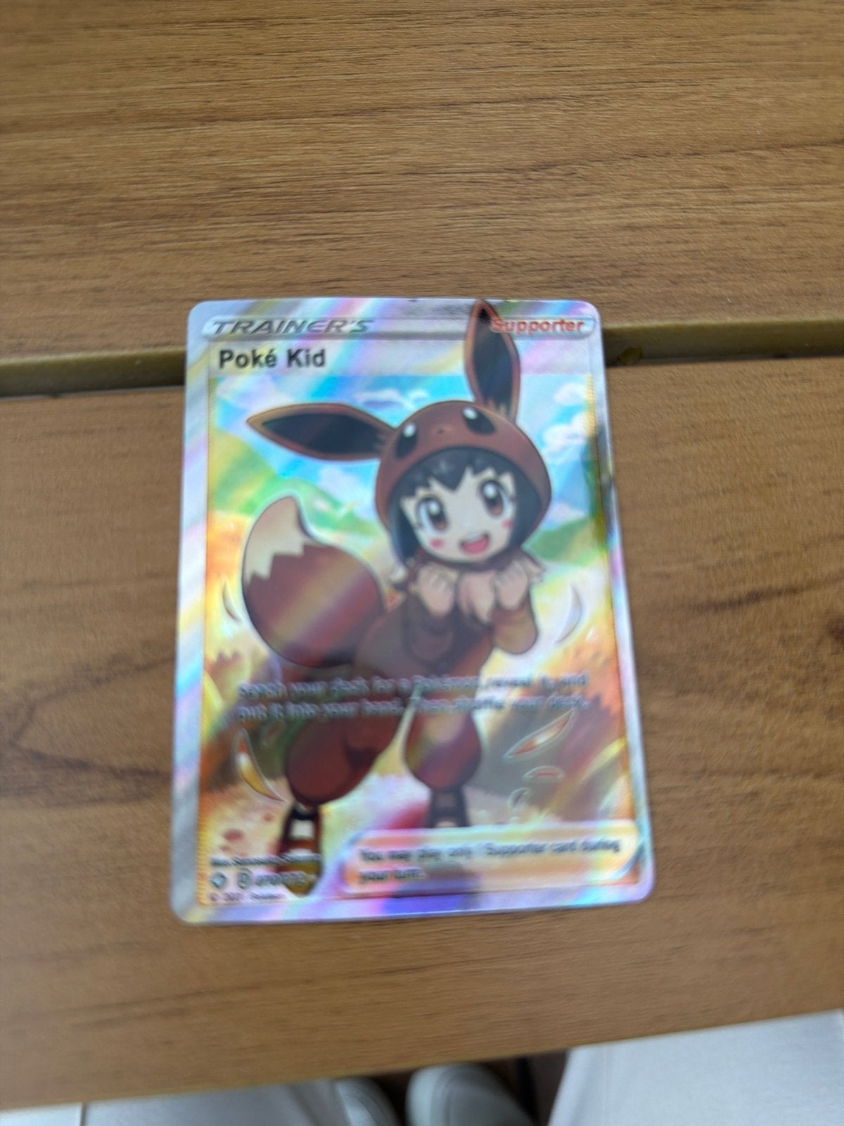 Pokémon Kaart: Poké Kid (Full Art Trainer), Ophalen of Verzenden, Zo goed als nieuw, Losse kaart, Foil