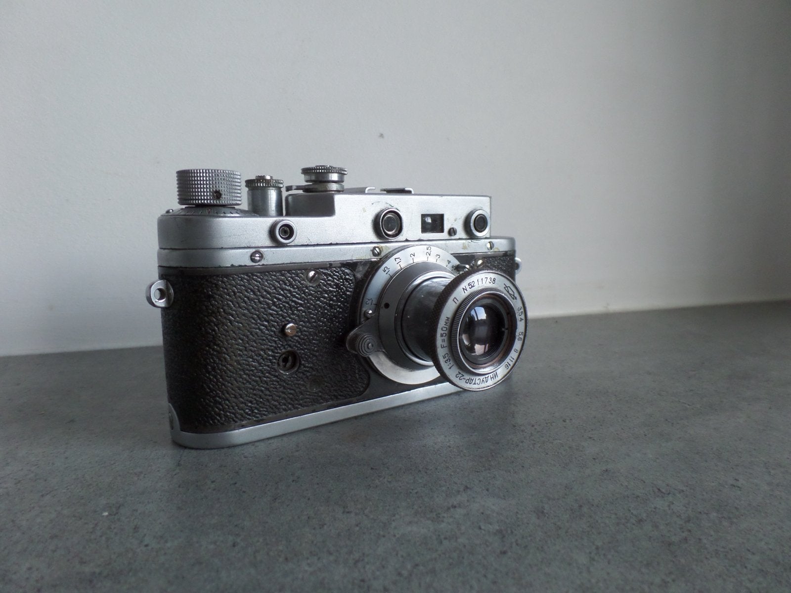 Zorki 2C met Industar-22 lens, Audio, Tv en Foto, Fotocamera's Analoog, Ophalen of Verzenden, Gebruikt, Spiegelreflex, Overige Merken