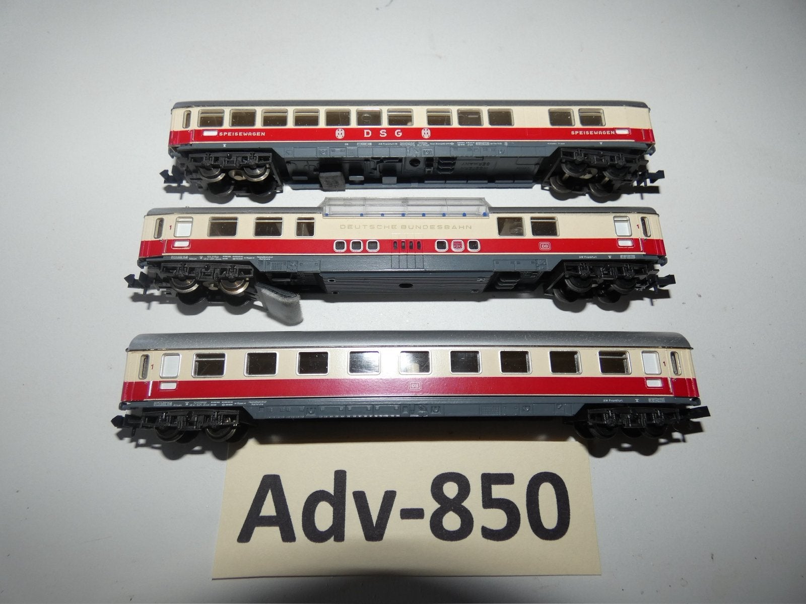 Adv-850 N Spoor TEE Personen Wagons Minitrix, Gelijkstroom, Trix, Wagon, Ophalen of Verzenden