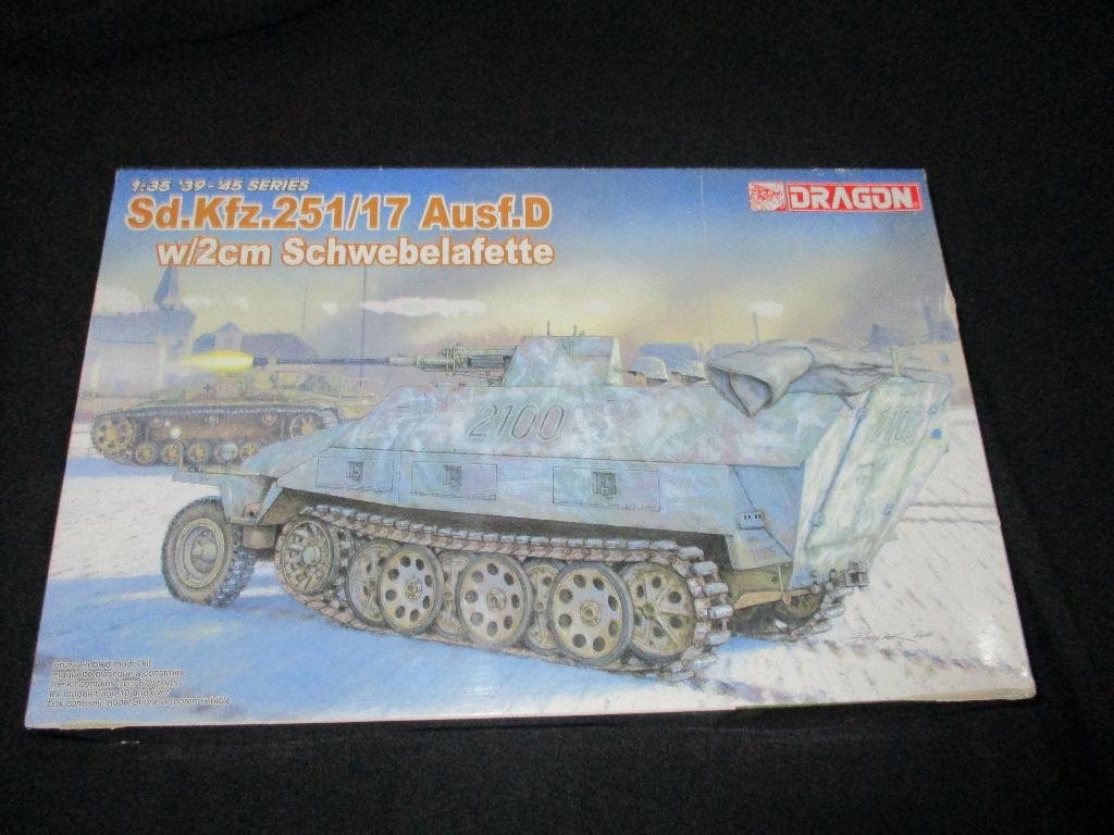 H-436,DRAGON 1-35,NO,6292,Sd.Kfz. 251/17 Ausf. D w/2cm Schwe, Overige merken, 1:32 tot 1:50, Overige typen, Nieuw