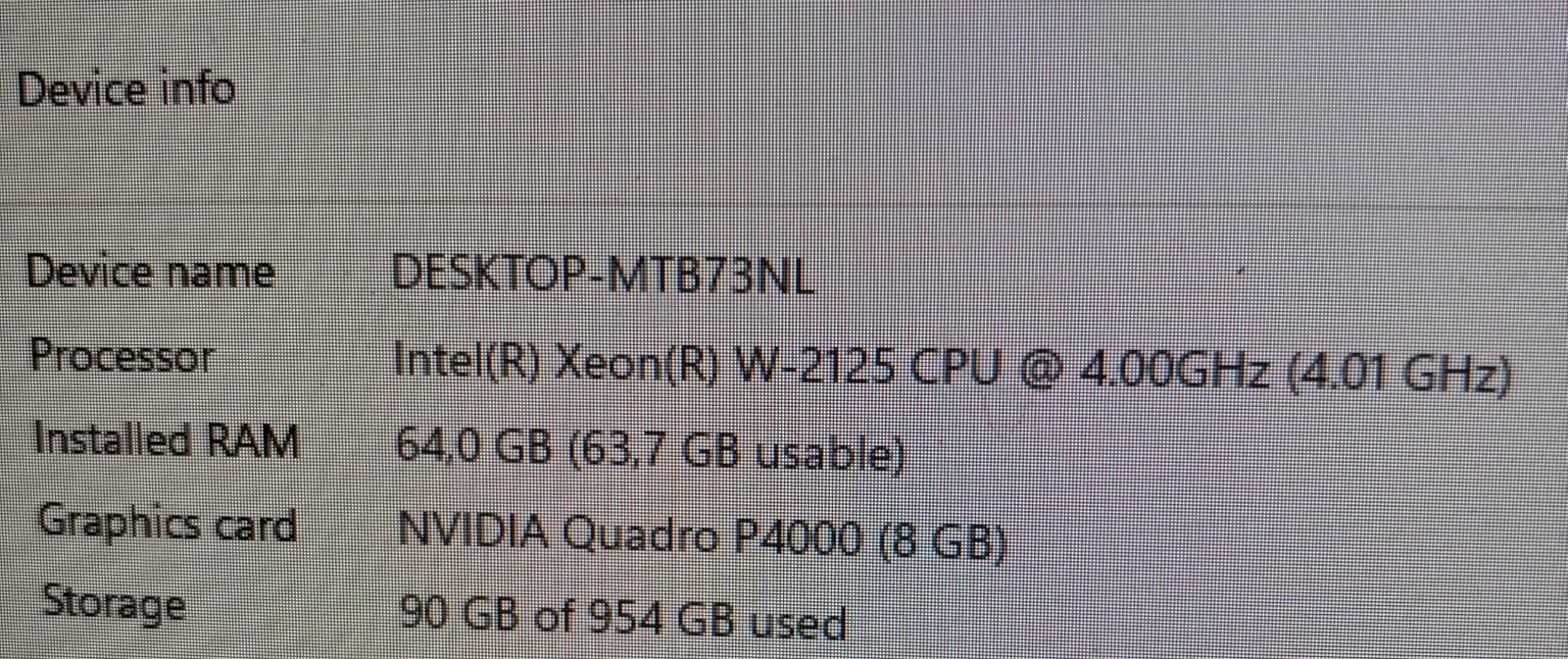 Dell precision 5820, Ophalen of Verzenden, 64 GB of meer, SSD