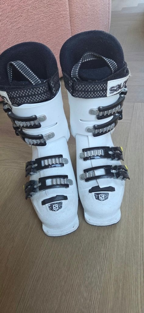 Salomon X Max 60T skischoenen junior – maat 33/34, Ophalen, 160 tot 180 cm, Gebruikt, Schoenen