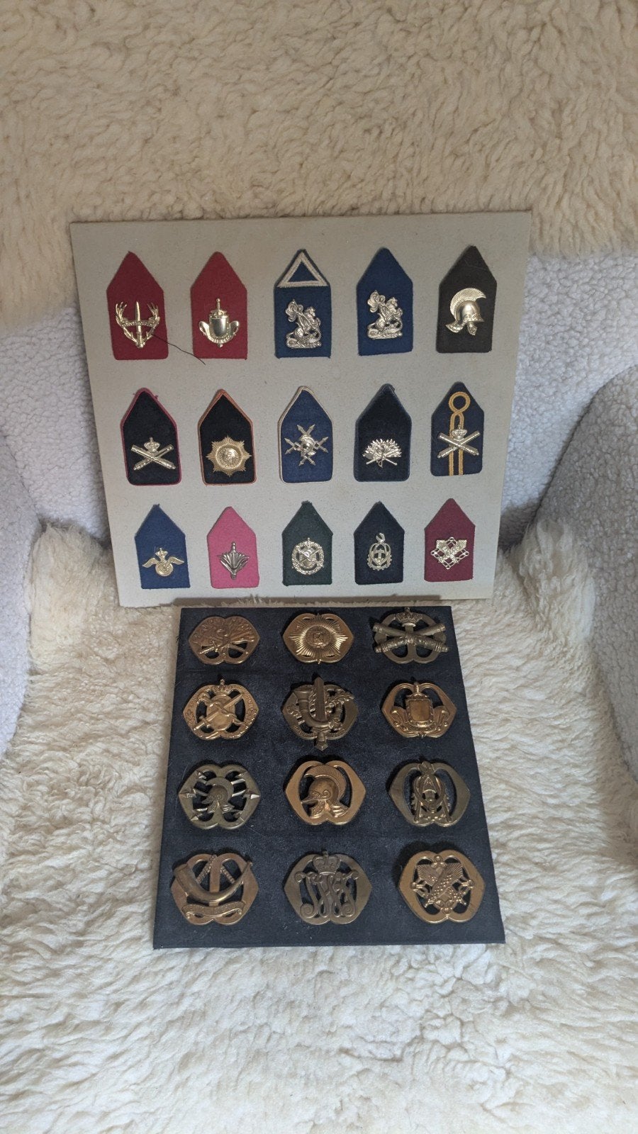 Verzameling militaire emblemen en insignes, Ophalen of Verzenden, Overige soorten, Overige gebieden, Embleem of Badge