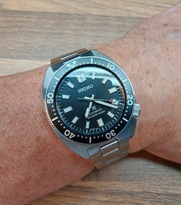 Seiko SBP317j1 "slim turtle" met extra banden, Sieraden, Tassen en Uiterlijk, Horloges | Heren, Gebruikt, Staal, Polshorloge, Ophalen of Verzenden