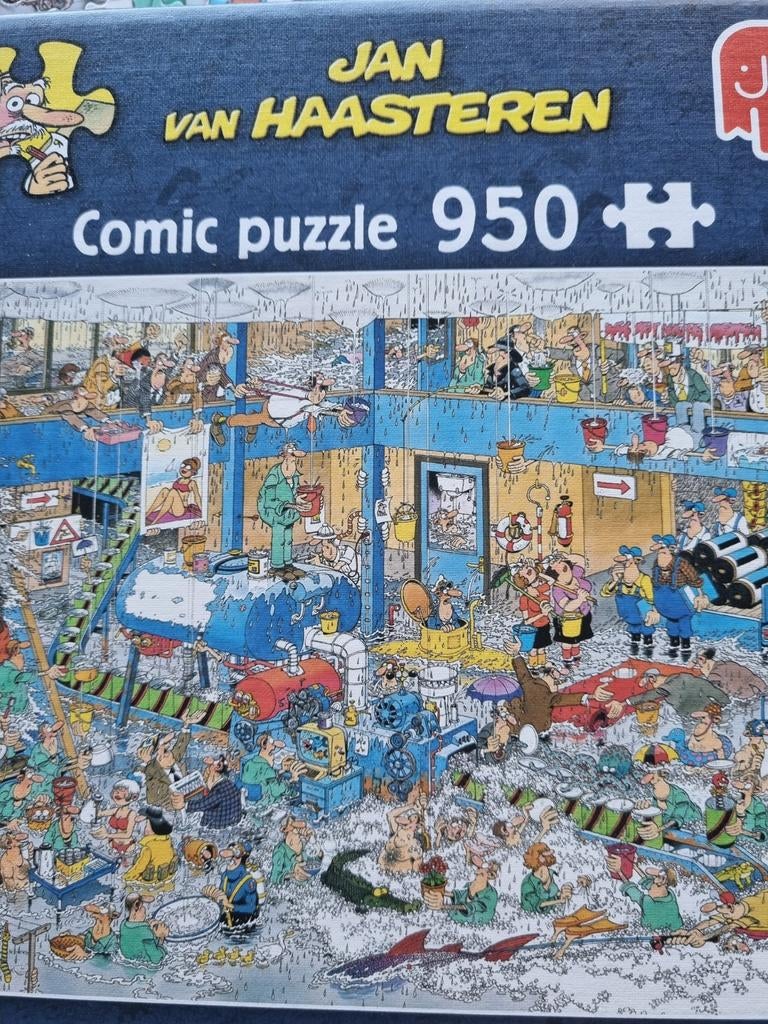 J v Haasteren puzzel The Big Leak 950 st., Ophalen, 500 t/m 1500 stukjes, Zo goed als nieuw, Legpuzzel