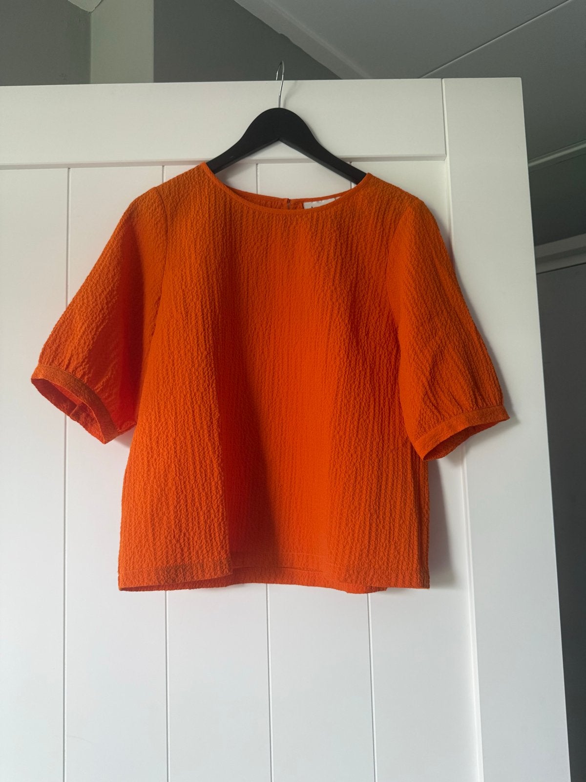 Another-Label Oranje Blouse Maat M, Kleding | Dames, T-shirts, Maat 38/40 (M), Oranje, Ophalen of Verzenden, Zo goed als nieuw