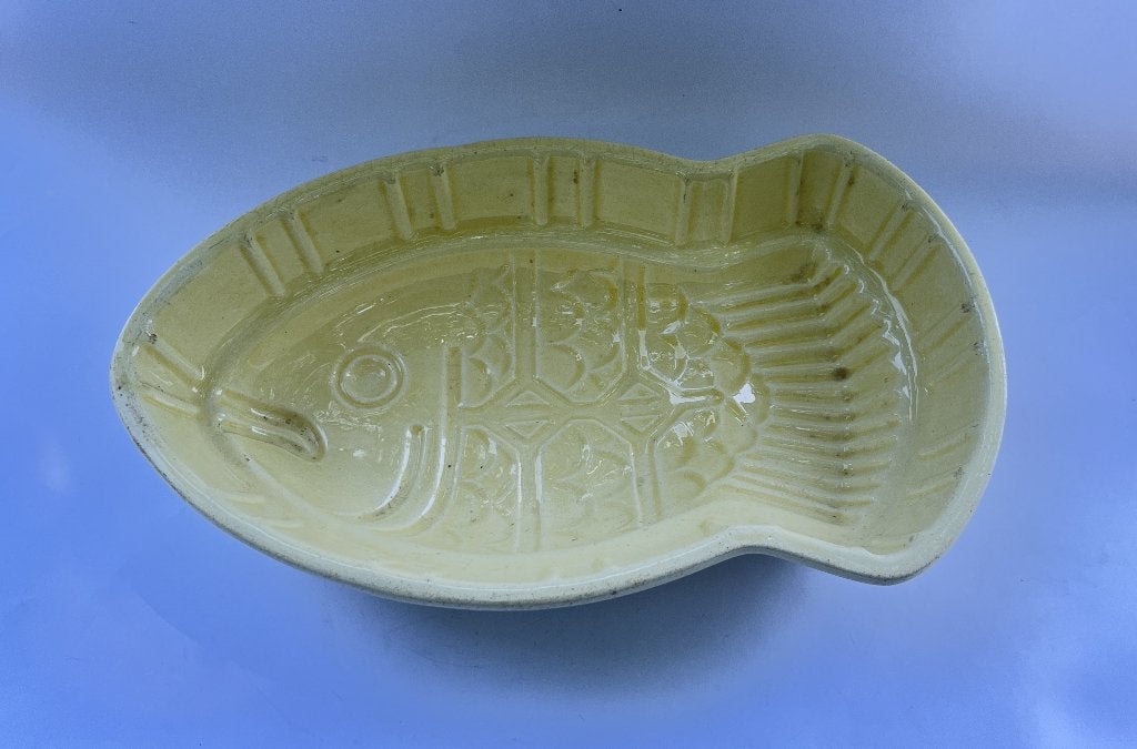 Vintage ovenschaal vis, Ophalen of Verzenden