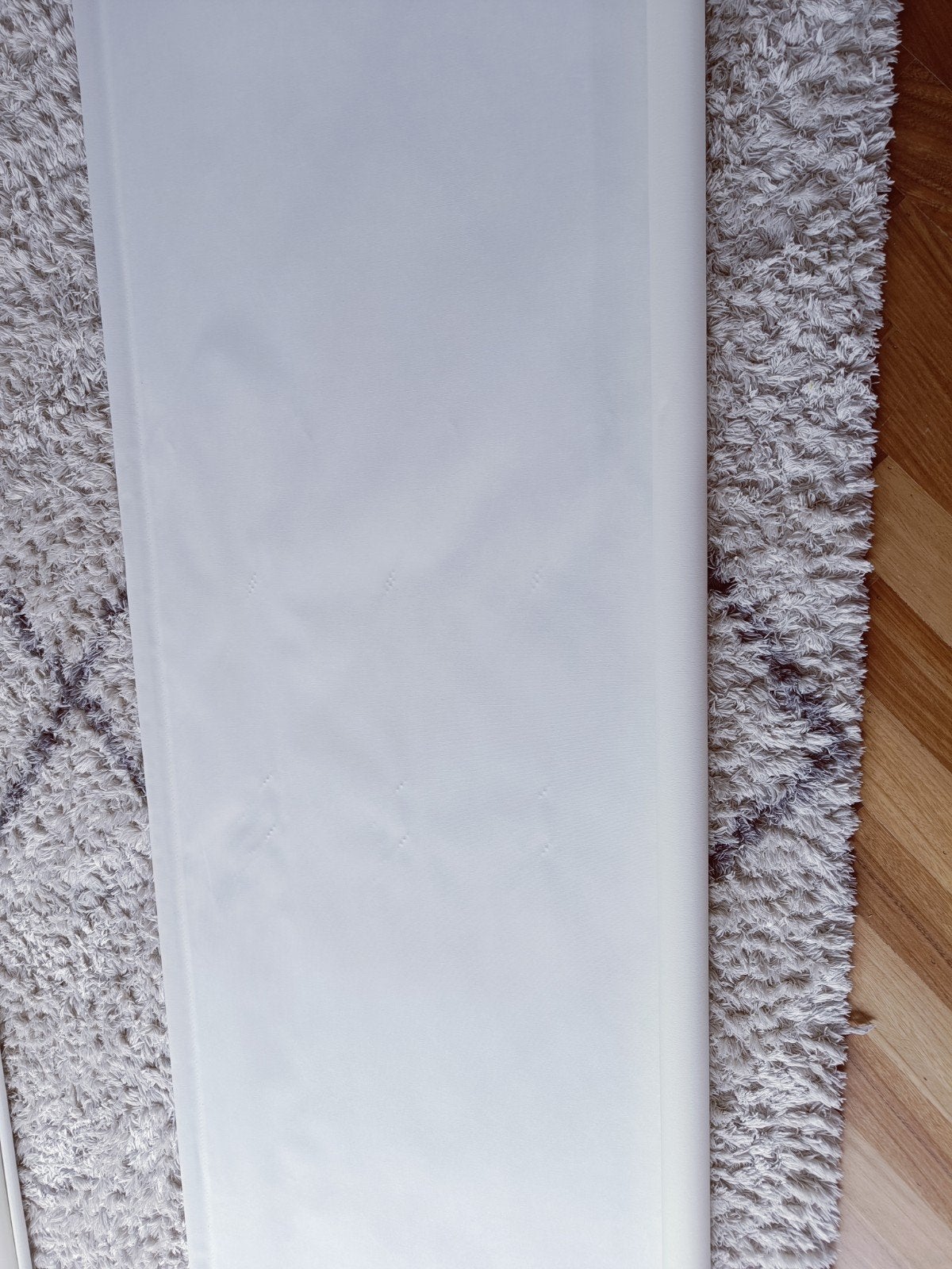 Wit rolgordijn 270x190 cm (2 stuks beschikbaar), Ophalen, Zo goed als nieuw, Wit