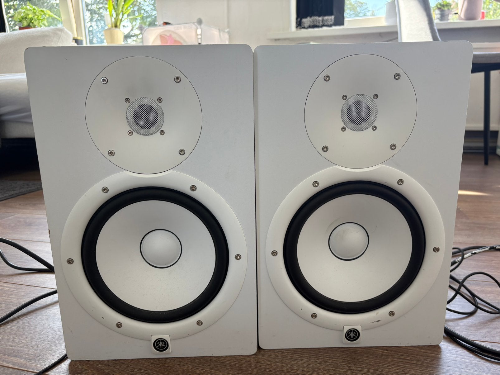 Yamaha HS8 studio monitoren – set van 2 – wit – €380, Ophalen of Verzenden, Gebruikt, Yamaha