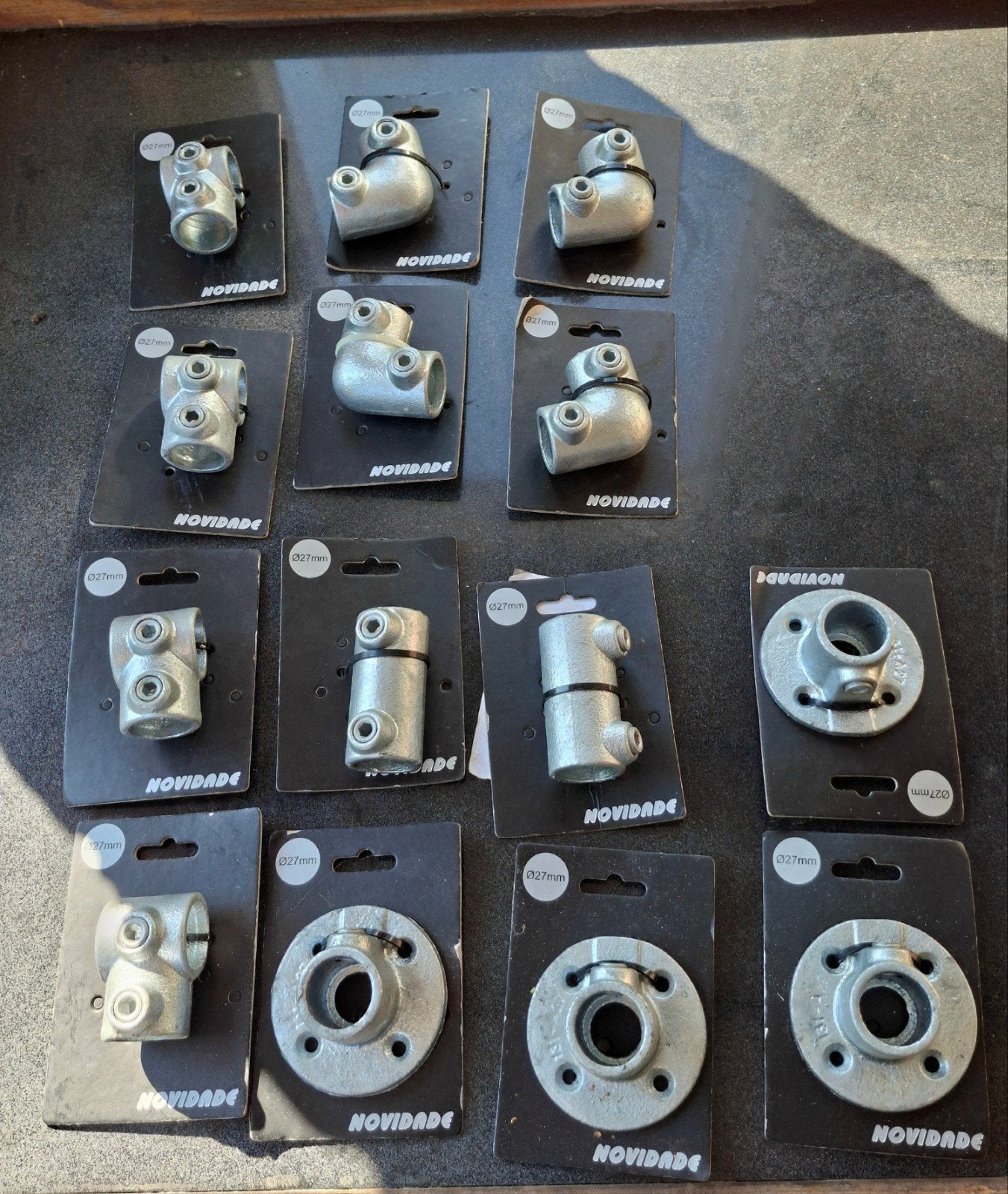 Nieuwe steigerbuis koppelingen 27mm - Diverse types, Ophalen of Verzenden, Nieuw