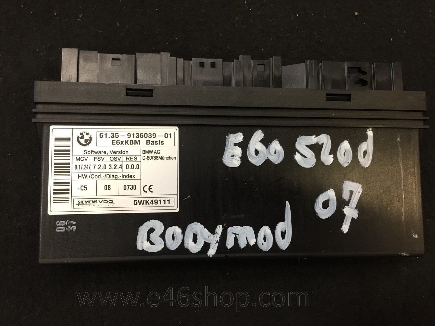 Body control module BMW E60 E61 oem 9136039, Gebruikt, -, -, Ophalen of Verzenden