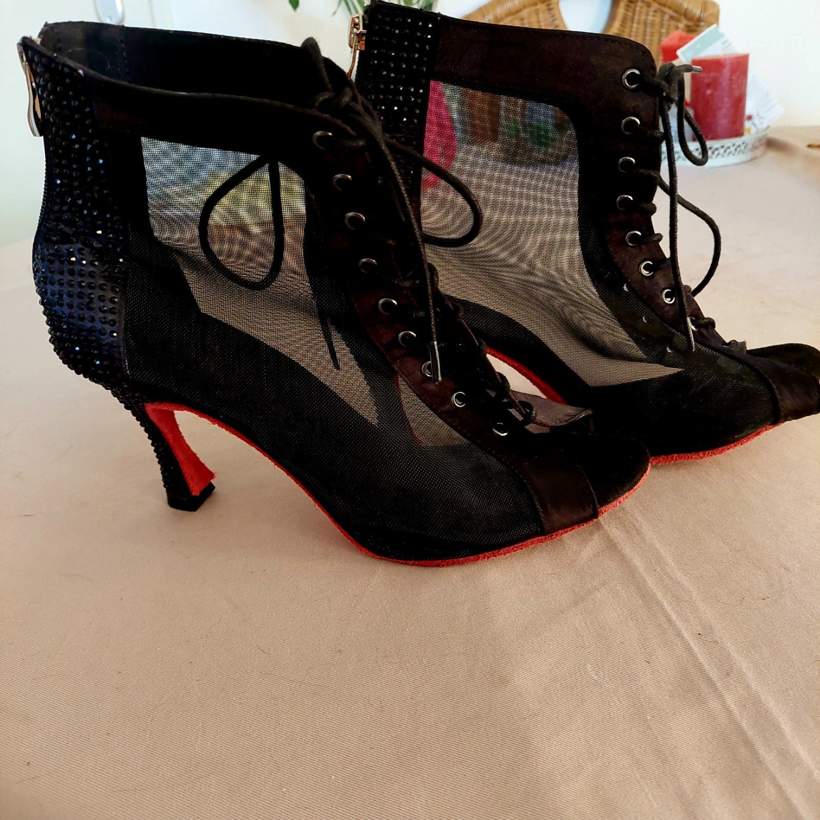 Dansschoenen maat 42 voor Salsa, Bachata, Kizomba, Ophalen of Verzenden, Nieuw, Zwart, Dansschoenen