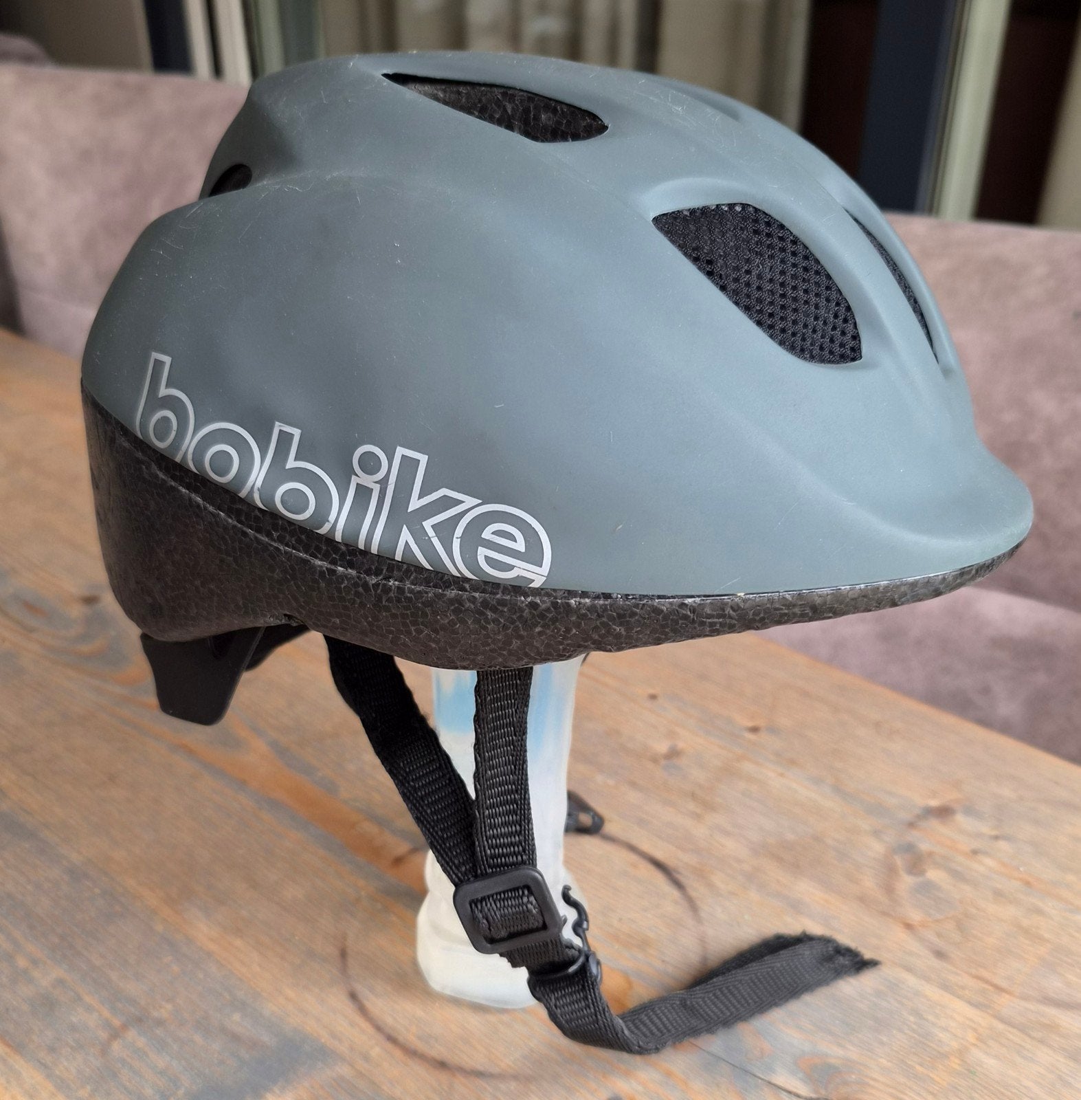 Bobike Fietshelm XS Grijs, XS, Gebruikt, Jongen of Meisje, Ophalen of Verzenden