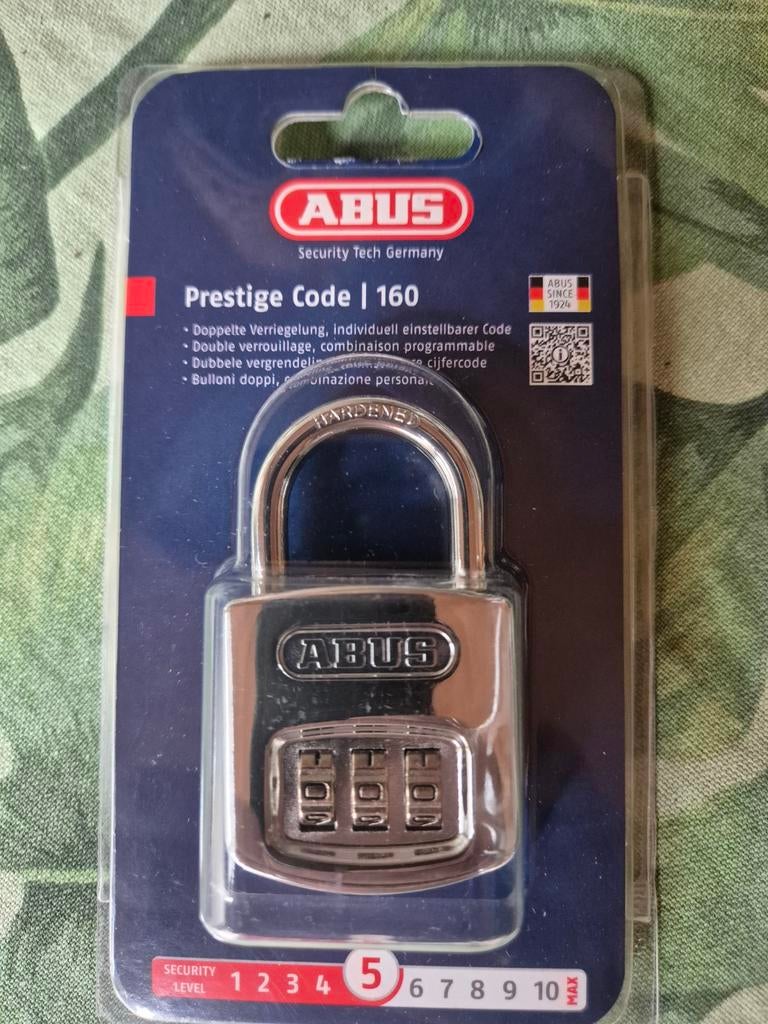 Abus cijfer hangslot, Ophalen, Nieuw, IJzer, Slot