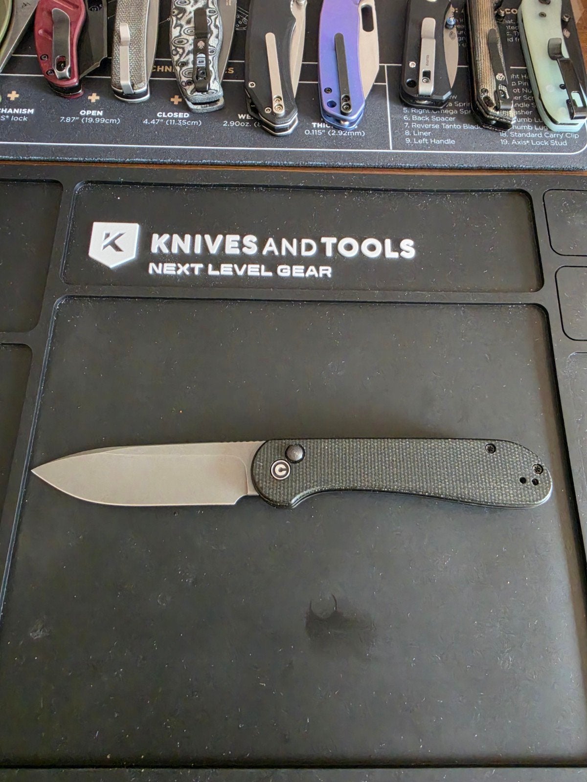 civivi elementum buttonlock, Ophalen of Verzenden, Gebruikt