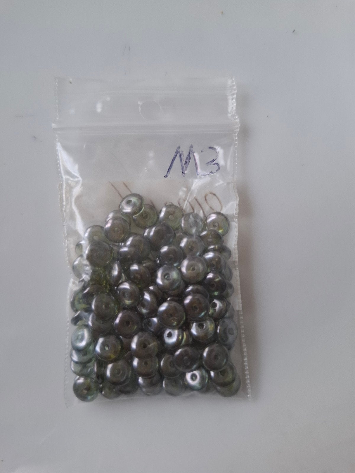 5/6 mm rondellen glaskralen groen transparant kralen partij, Kraal, -, -, Nieuw