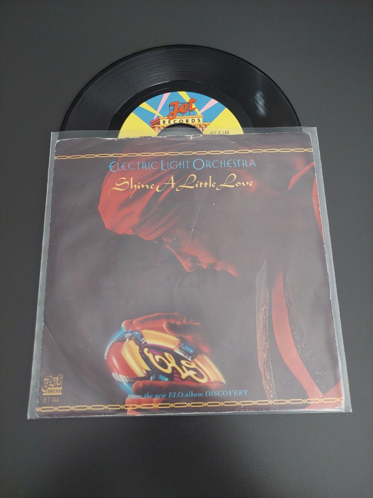 Electric light Orchestra shine a little love, Cd's en Dvd's, Vinyl Singles, Ophalen of Verzenden, Gebruikt, 7 inch
