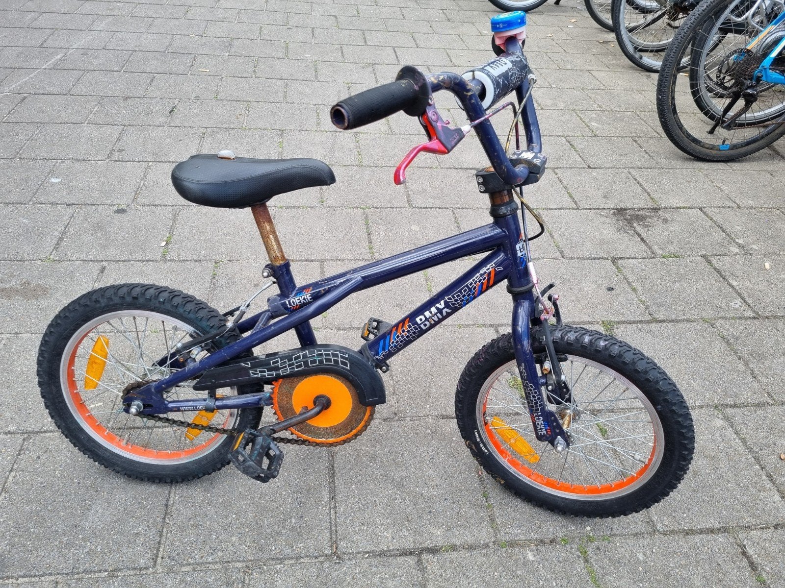 16 inch jongensfiets, Fietsen en Brommers, Fietsen | Crossfietsen en BMX, Ophalen, Gebruikt, Staal, 16 tot 20 inch